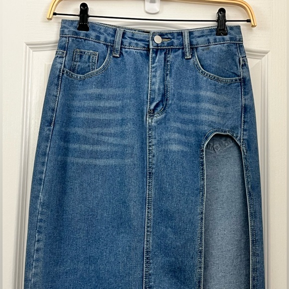Lulu b. Split Decision Maxi Skirt Women’s Size Small - Picture 4 of 12